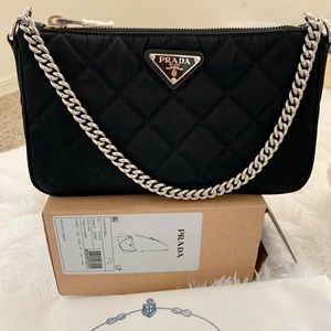 BRAND NEW Prada Nylon Tessuto Impuntu Quilted Crossbody